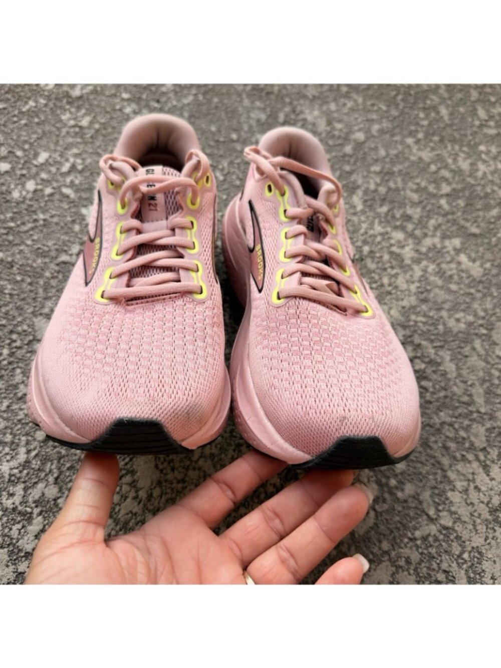 Brooks Glycerin GTS 21 Womens Zephyr/Violet/Green, 8.5 B Medium US - Picture 5 of 11